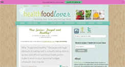 Desktop Screenshot of healthfoodlover.com